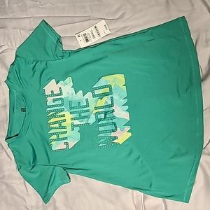 NWT Girls size Small "CHANGE THE WORLD" tee